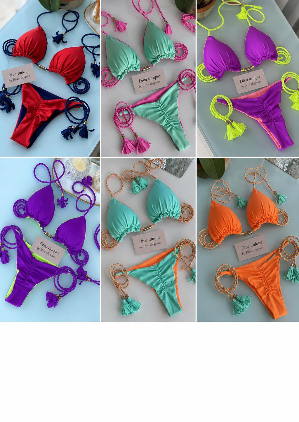 Swimsuit Strape Shoulders 2PCS Beach Bikini Set GY02