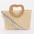 Faux Straw Tote Bag
